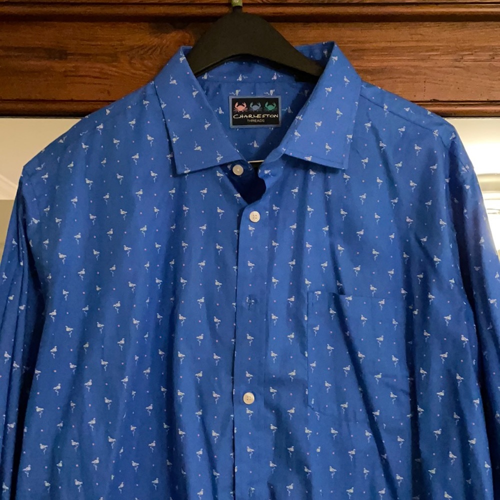 Charleston Threads Flamingo Shirt